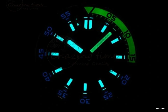 MIROTIME 0108 Premium Aquatimer Automatic SS RSF 1:1 Best Edition White Black Dial on Black Rubber Strap A 7067